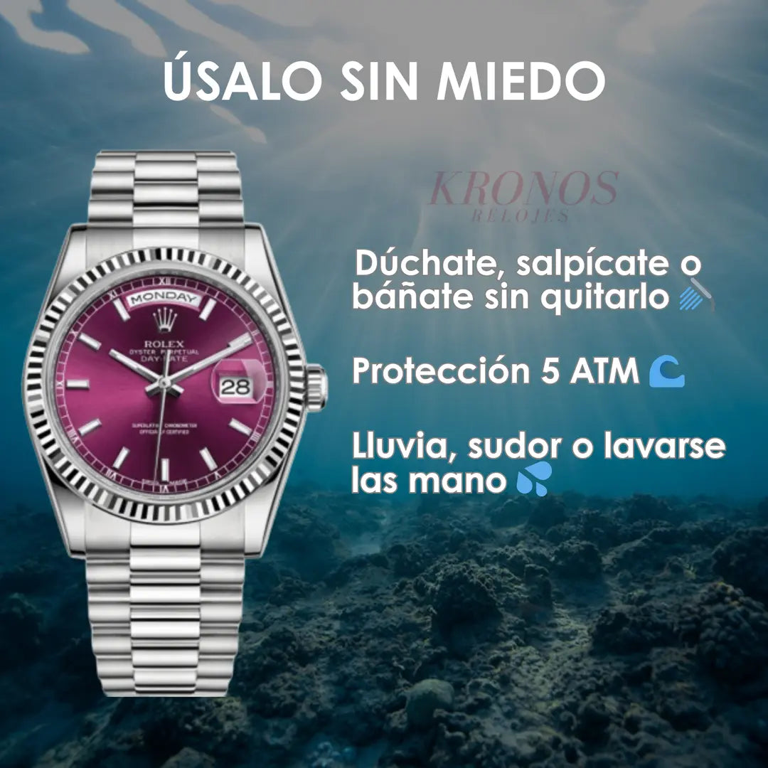 Day-Date President cherry Oystersteel Kronos Relojes reloj clásico inspirado