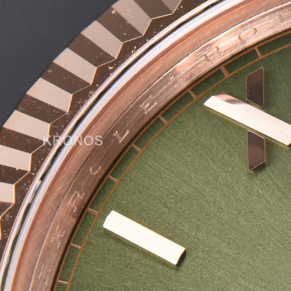 Daydate 40mm Green Dial Roma Marker - Authentic Movement