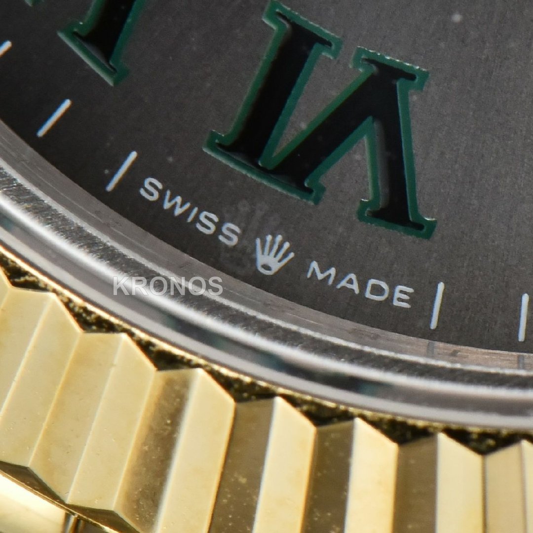 Dayjust 41mm Gray Wimbledon Dial - Authentic Movement