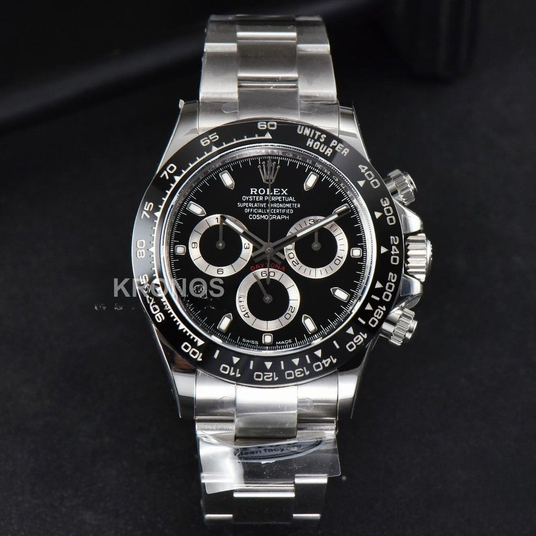 Daytona Black Ceramic Black Dial - Authentic Movement
