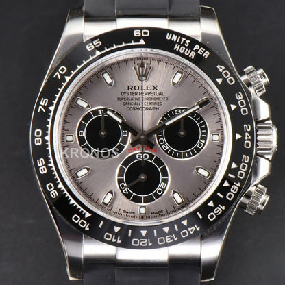 Daytona Ceramic Grey Dial Oysterflex - Authentic Movement