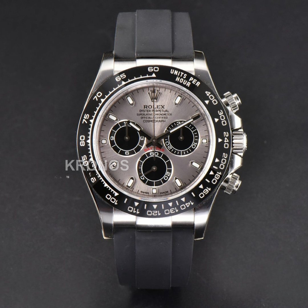 Daytona Ceramic Grey Dial Oysterflex - Authentic Movement
