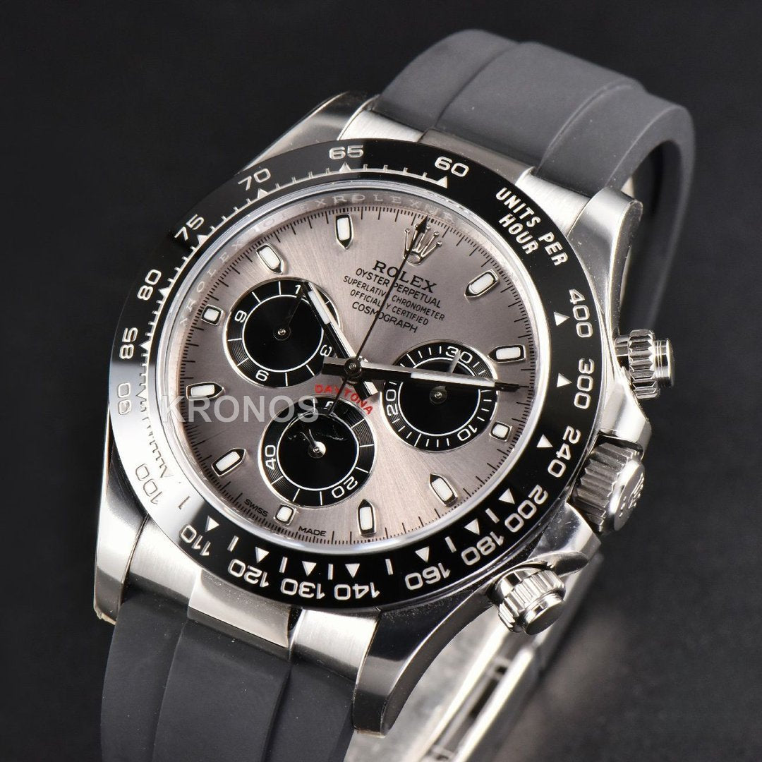 Daytona Ceramic Grey Dial Oysterflex - Authentic Movement