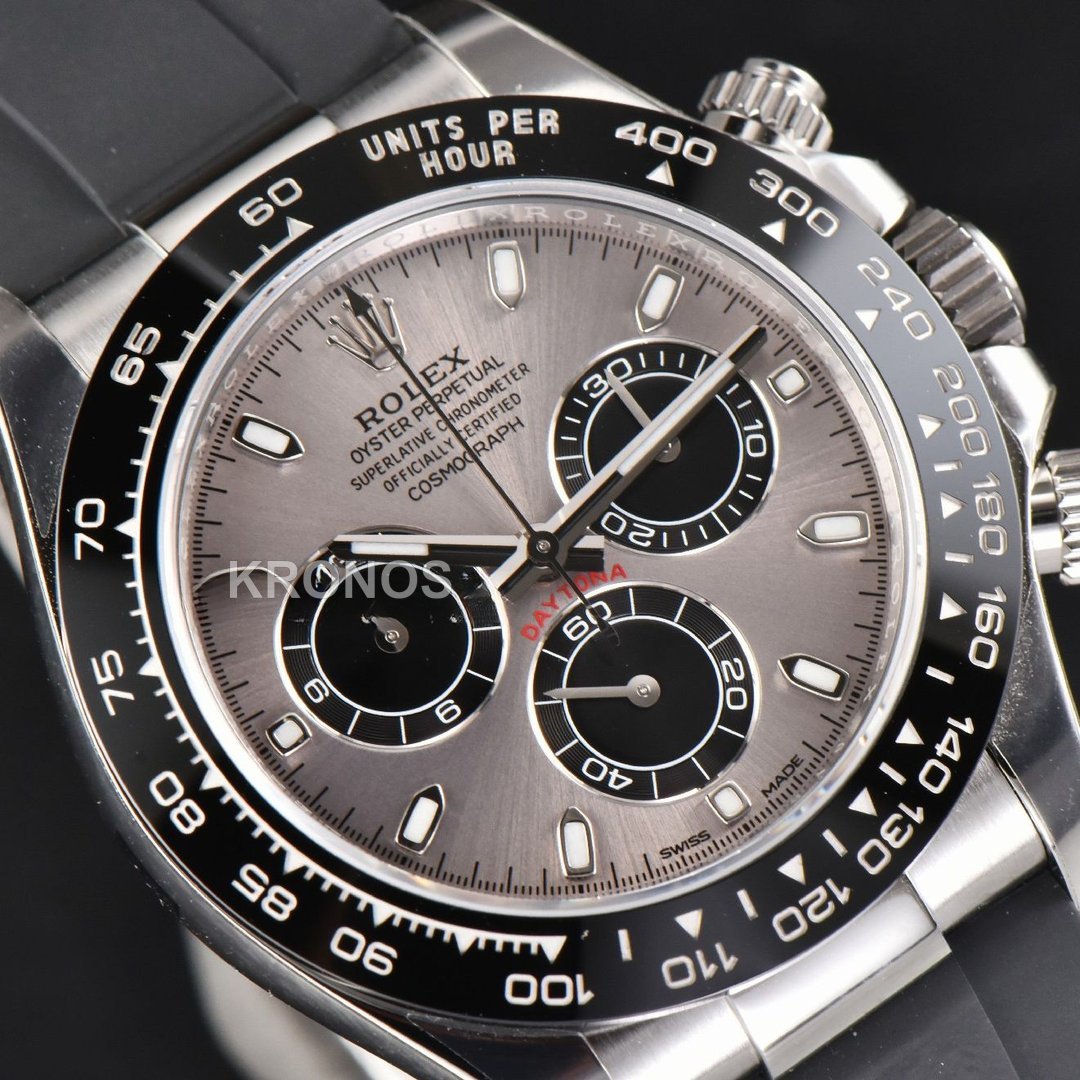 Daytona Ceramic Grey Dial Oysterflex - Authentic Movement