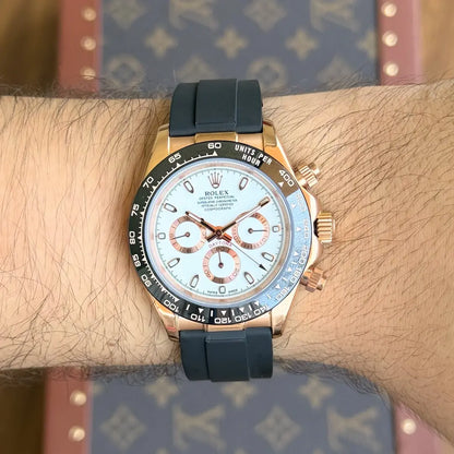 Detalle caja Everose Gold 40mm Daytona estilo AAA Kronos Relojes