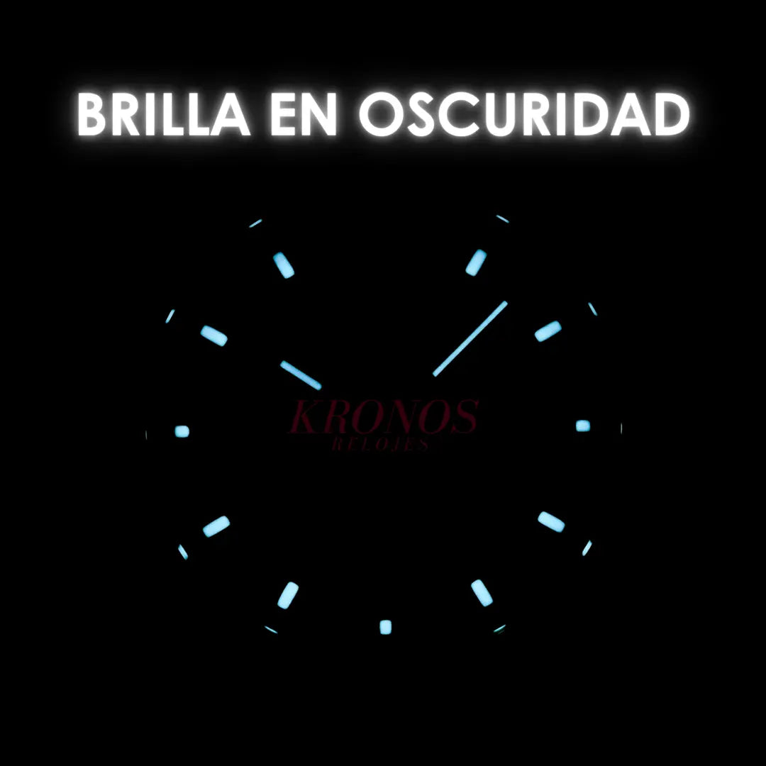 Caja reloj Daytona Oystersteel fondo visible maquinaria Kronos
