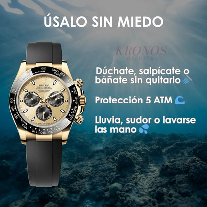 Daytona Pikachu oro amarillo dial amarillo cronógrafo auténtico Kronos