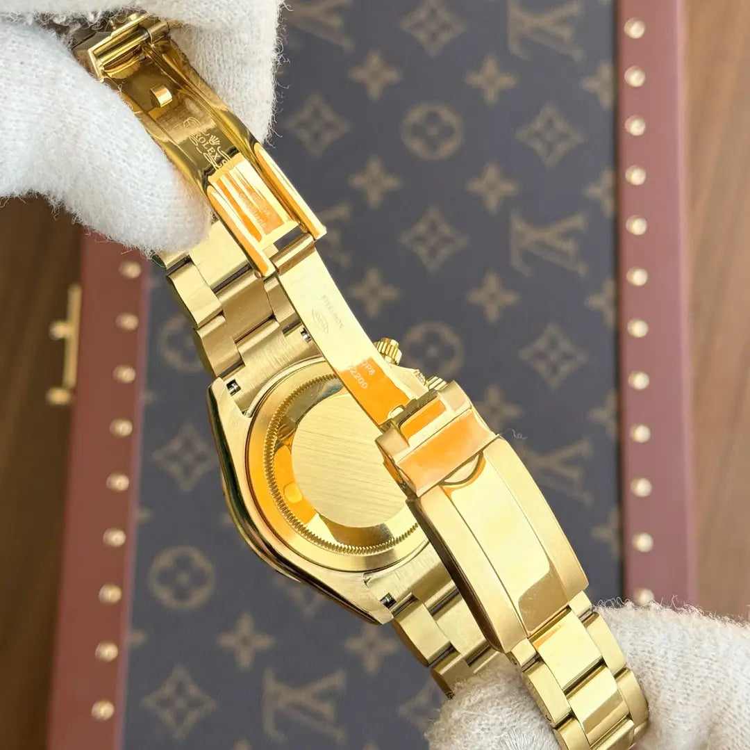 Reloj inspirado Daytona Rainbow edición especial yellow gold Kronos Relojes