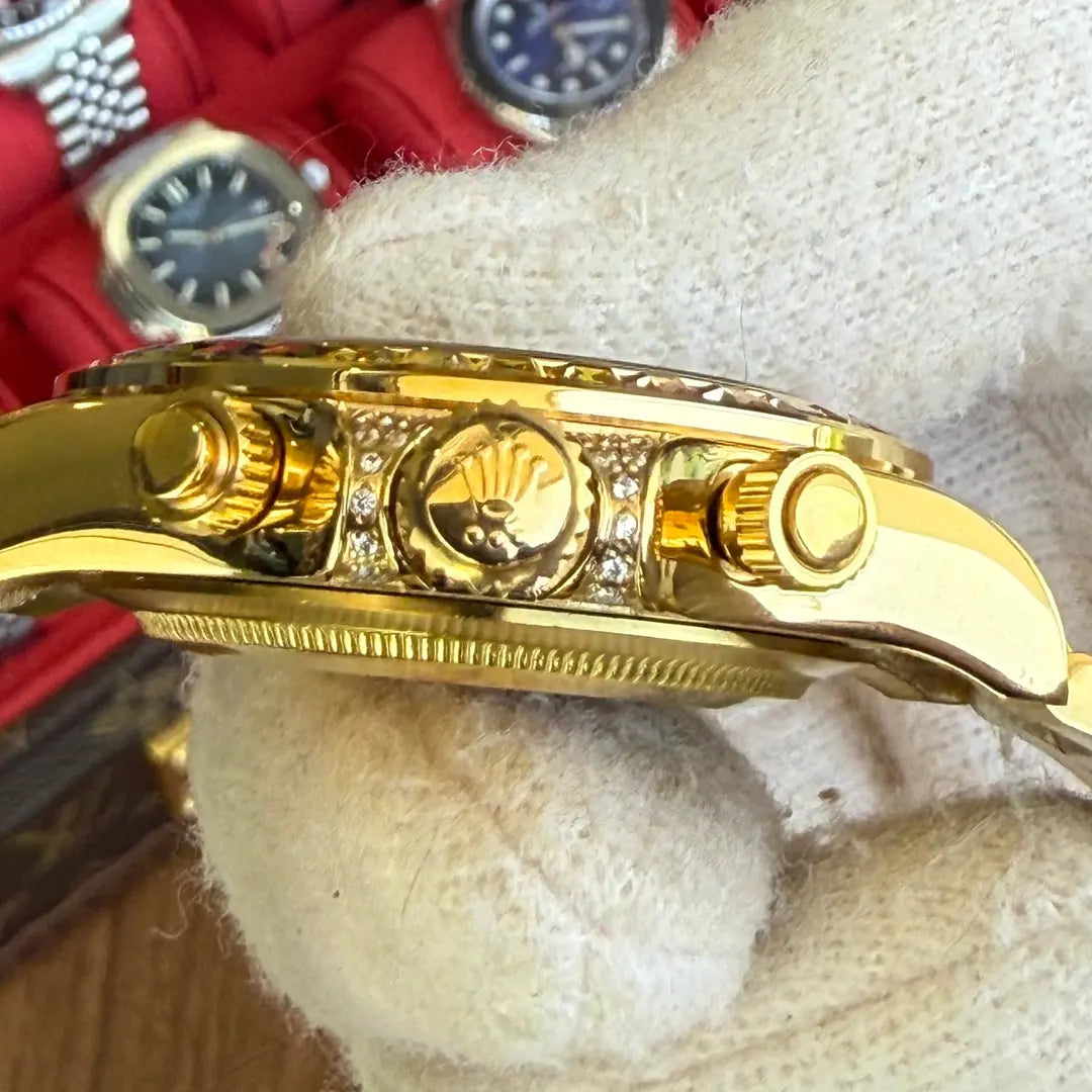 Estuche presentación Daytona Rainbow Yellow Gold Kronos Relojes México