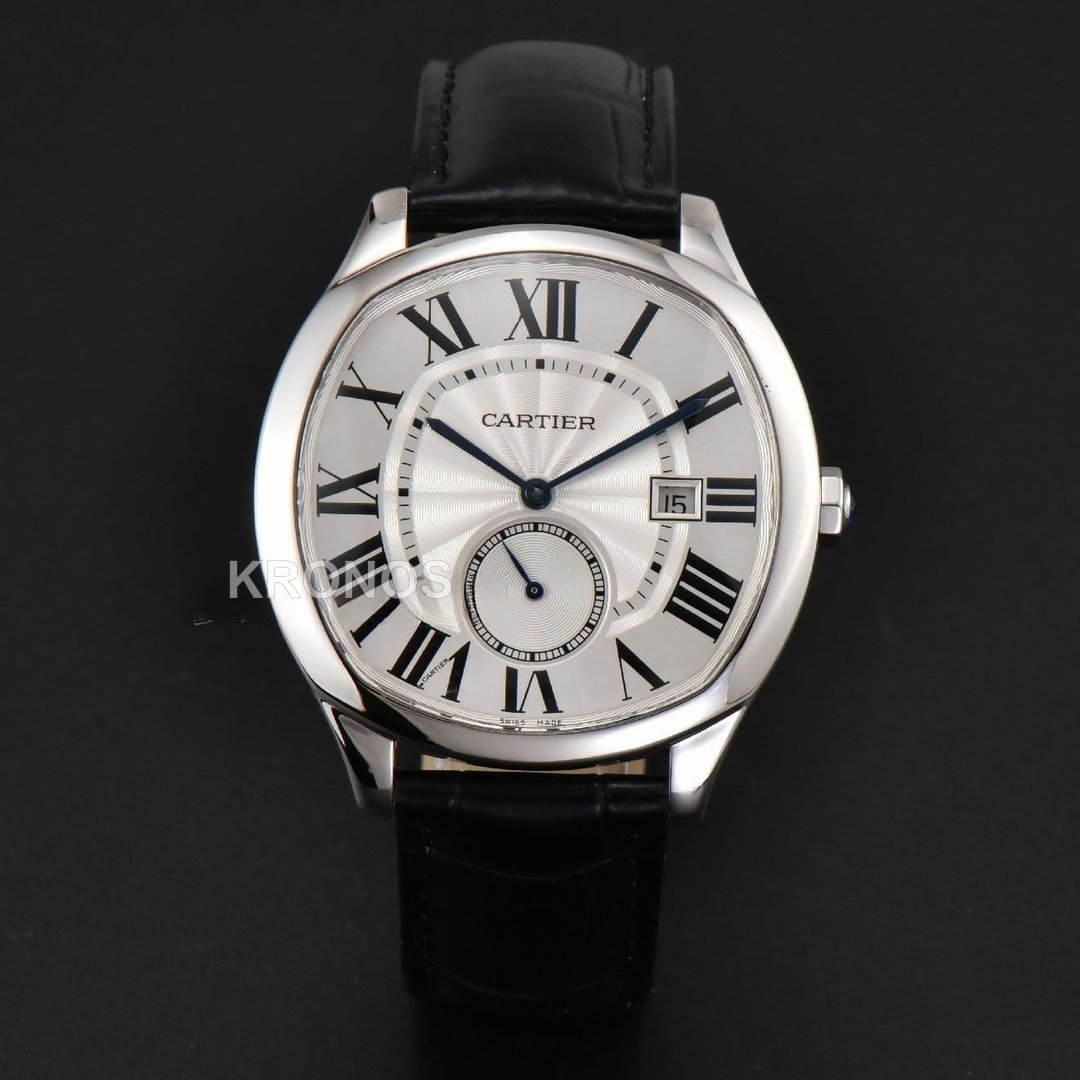 Drive 40mm White Dial Black - Authentic Movement