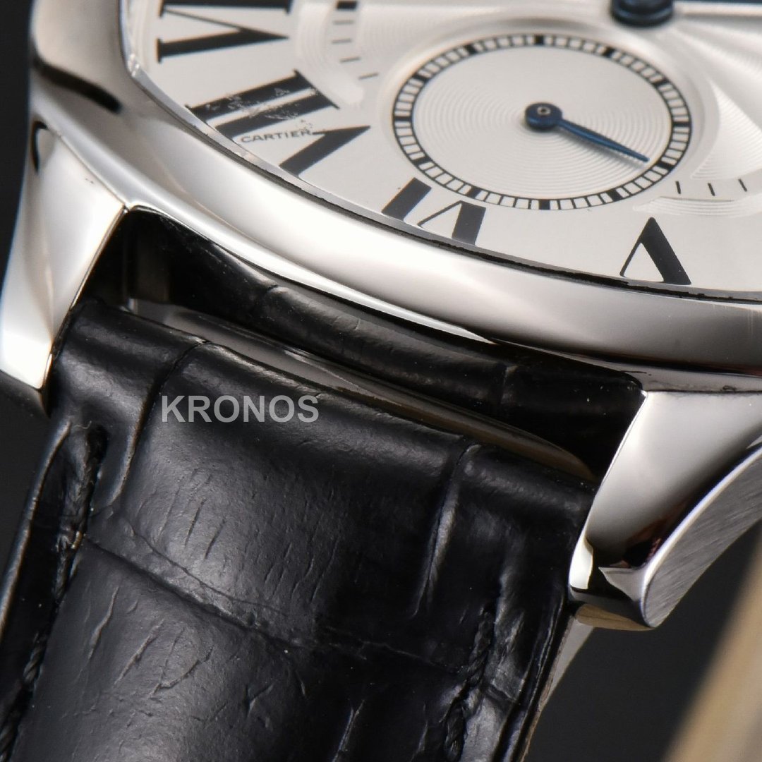 Drive 40mm White Dial Black - Authentic Movement