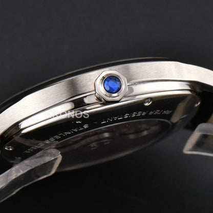 Drive 40mm White Dial Black - Authentic Movement