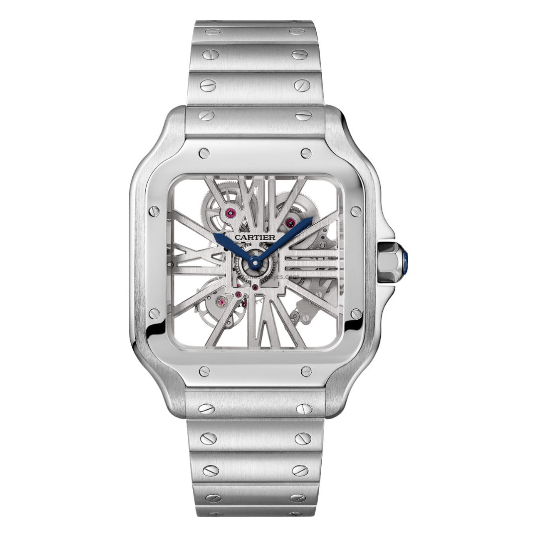 Santos Skeleton – Steel Dial