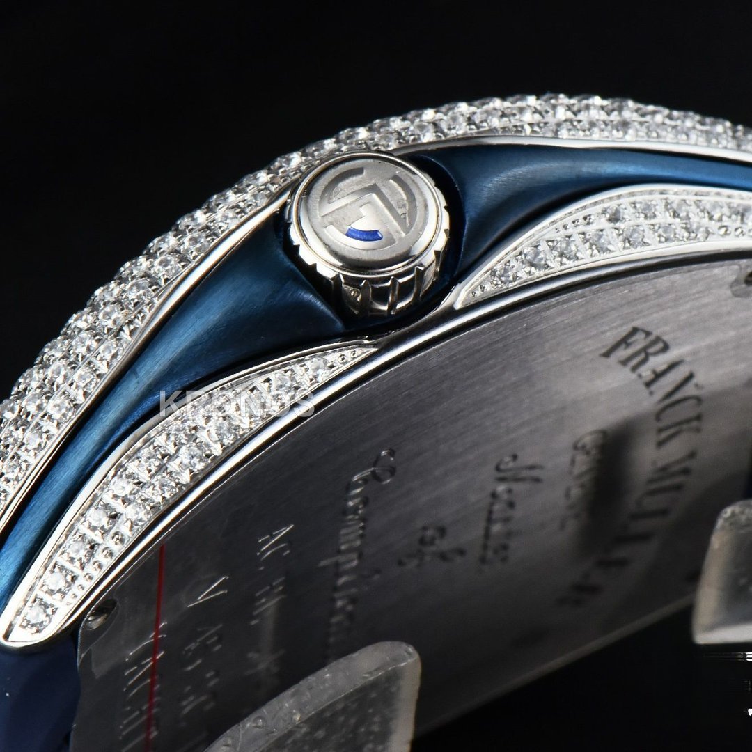 Vanguard 45mm Diamond Blue Dial Blue - Authentic Movement