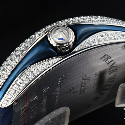 Vanguard 45mm Diamond Blue Dial Blue - Authentic Movement