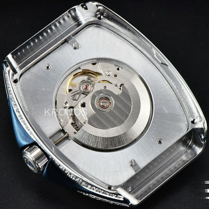 Vanguard 45mm Diamond Blue Dial Blue - Authentic Movement