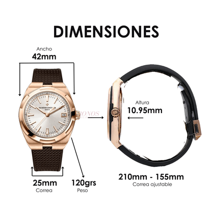 KRONOCHERON CONSTANTIN | WHITE & ROSE GOLD Vacheron type