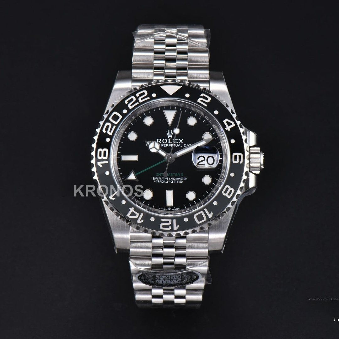 GMT Master II 40mm Blackgray Black Dial - Authentic Movement