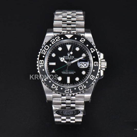 GMT Master II 40mm Blackgray Black Dial - Authentic Movement