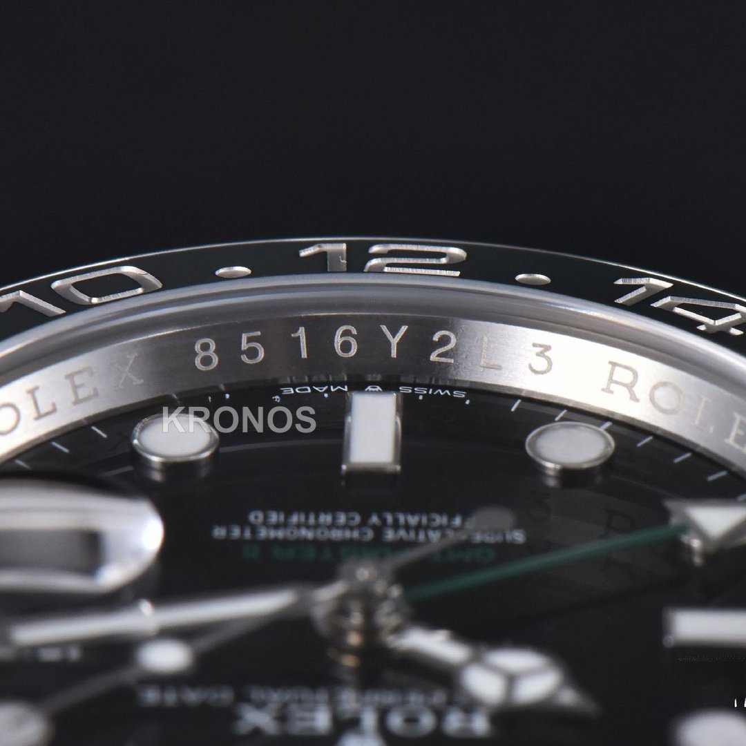 GMT Master II 40mm Blackgray Black Dial - Authentic Movement