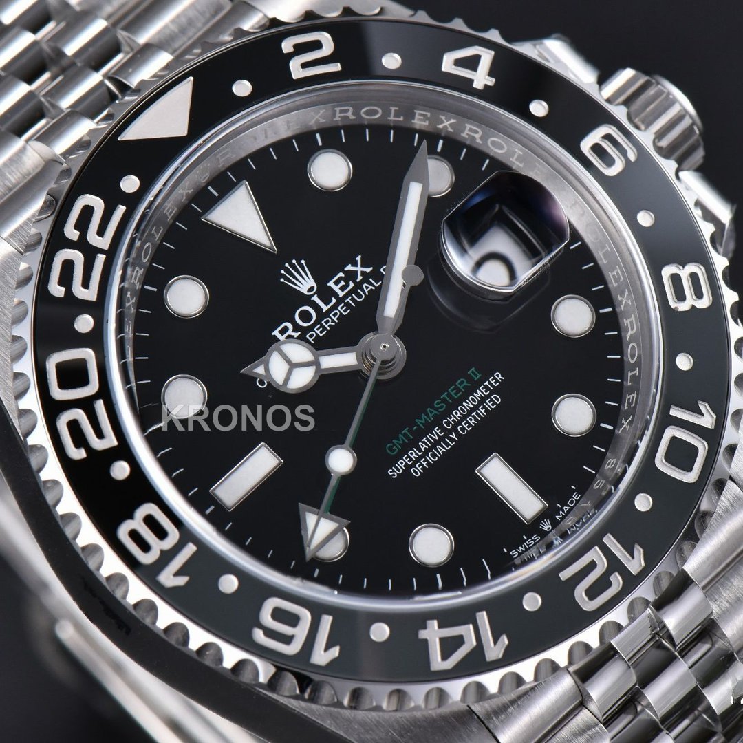 GMT Master II 40mm Blackgray Black Dial - Authentic Movement