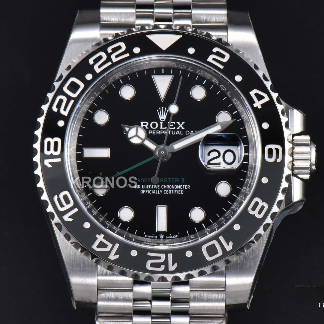 GMT Master II 40mm Blackgray Black Dial - Authentic Movement