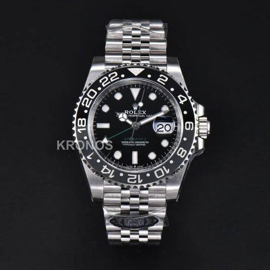 GMT Master II 40mm Blackgray Black Dial - Authentic Movement