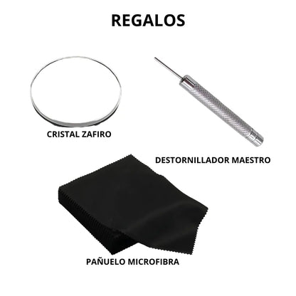 GMT-Master II Oystersteel Black esfera negra reloj deportivo Kronos envíos USA España