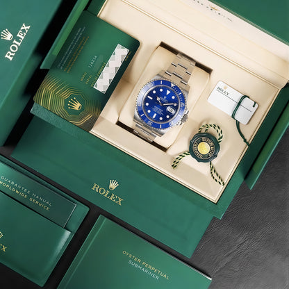 Submariner "Smurf" Oystersteel – Blue Dial Blue Bezel Oyster Date