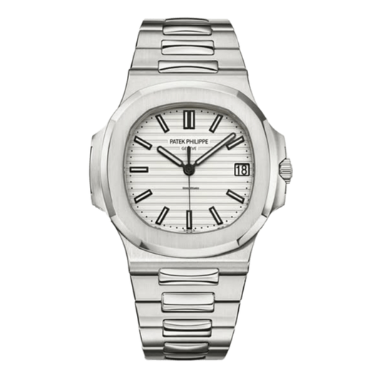 Nautilus Steel – White Dial Patek Type