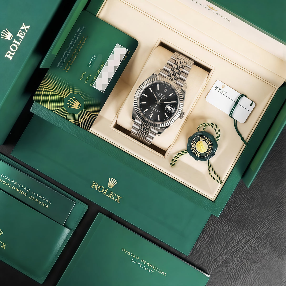 Datejust Oystersteel - Black Dial Jubilee