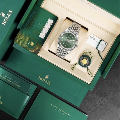 Datejust Oystersteel - Green Dial Jubilee