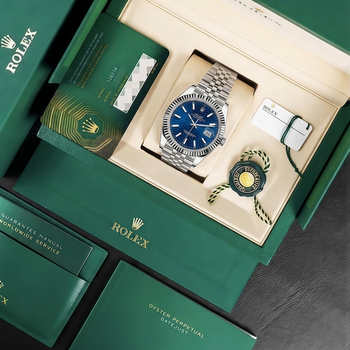 Datejust Oystersteel - Blue Dial Jubilee