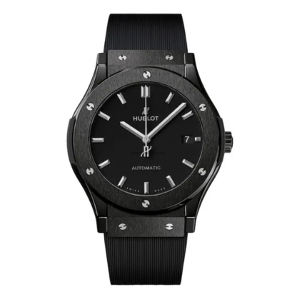 Classic Fusion Steel – Full Black Dial Leather