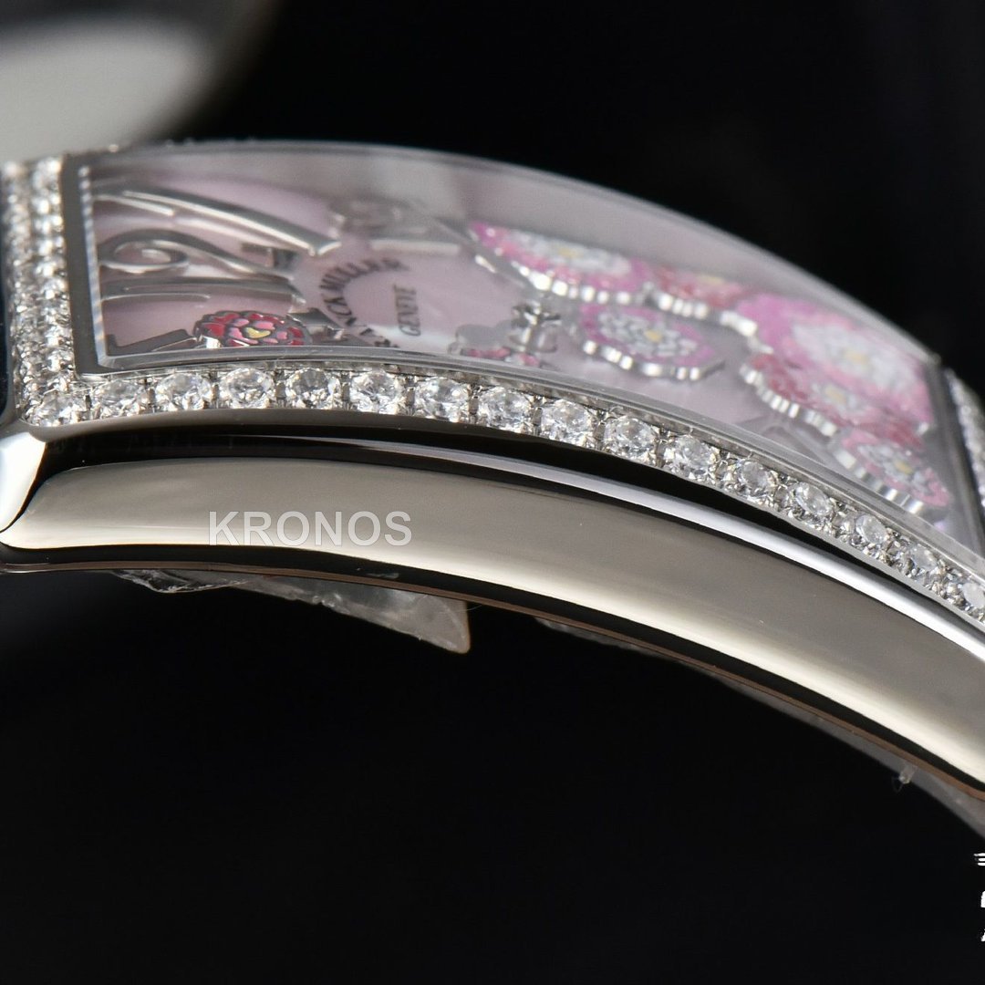 Long Island Ladies 26mm Diamond Mop Dial Purple Swiss - Authentic Movement