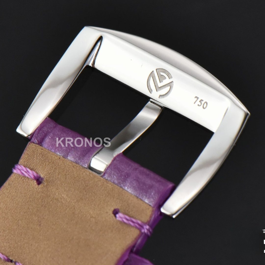 Long Island Ladies 26mm Diamond Mop Dial Purple Swiss - Authentic Movement