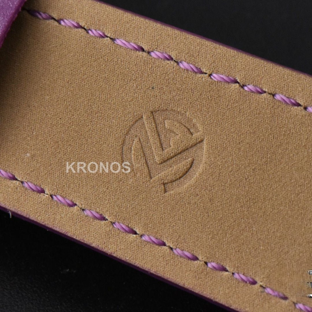 Long Island Ladies 26mm Diamond Mop Dial Purple Swiss - Authentic Movement