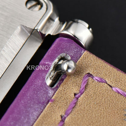 Long Island Ladies 26mm Diamond Mop Dial Purple Swiss - Authentic Movement