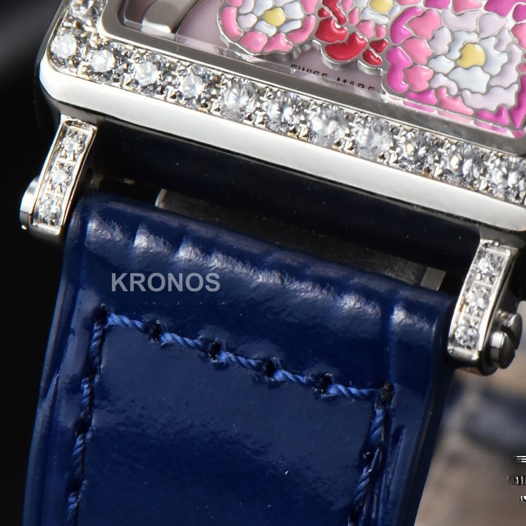 Long Island Ladies 26mm Diamond Dial Blue Swiss - Authentic Movement