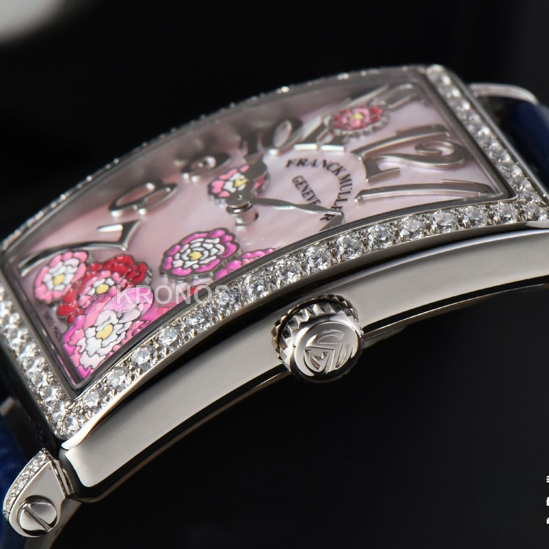 Long Island Ladies 26mm Diamond Dial Blue Swiss - Authentic Movement