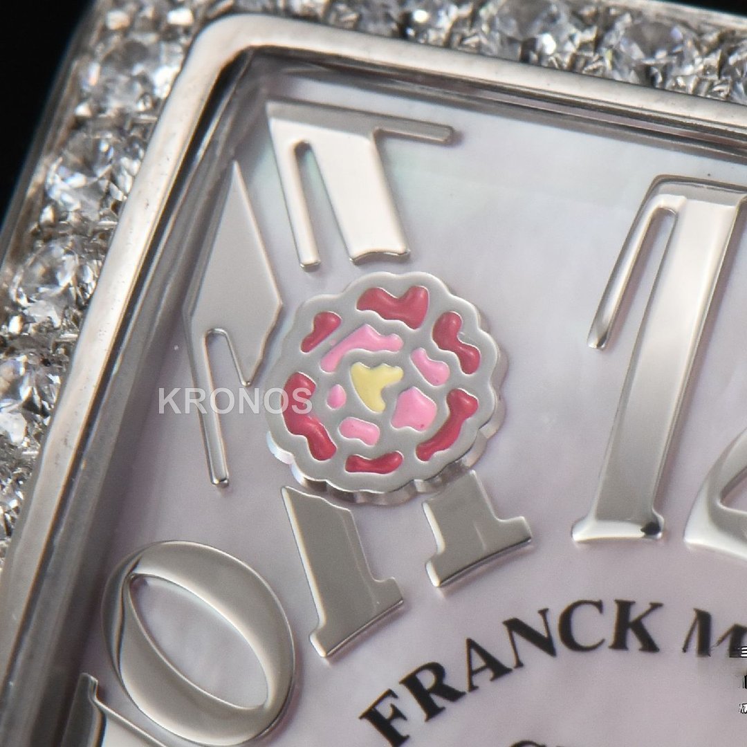 Long Island Ladies 26mm Diamond Dial Red Swiss - Authentic Movement