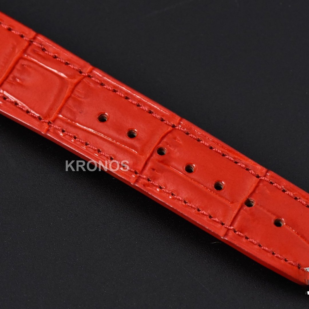 Long Island Ladies 26mm Diamond Dial Red Swiss - Authentic Movement