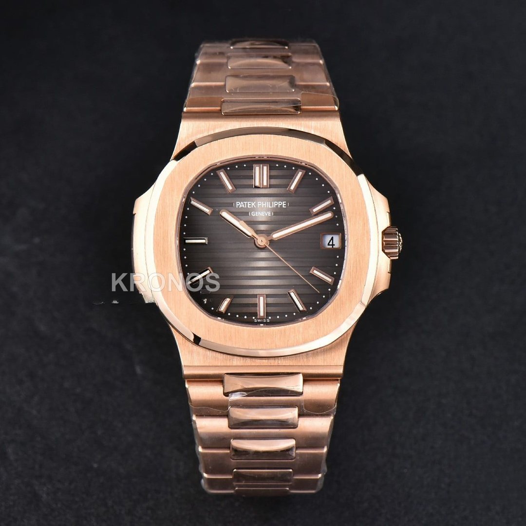 Nautilus 40mm Gray Textured Dial - Authentic Movement