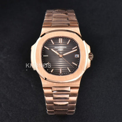 Nautilus 40mm Gray Textured Dial - Authentic Movement