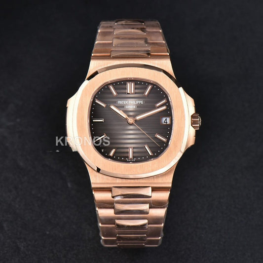 Nautilus 40mm Gray Textured Dial - Authentic Movement