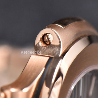 Nautilus 40mm Gray Textured Dial - Authentic Movement