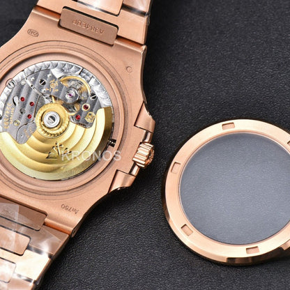Nautilus 40mm Gray Textured Dial - Authentic Movement