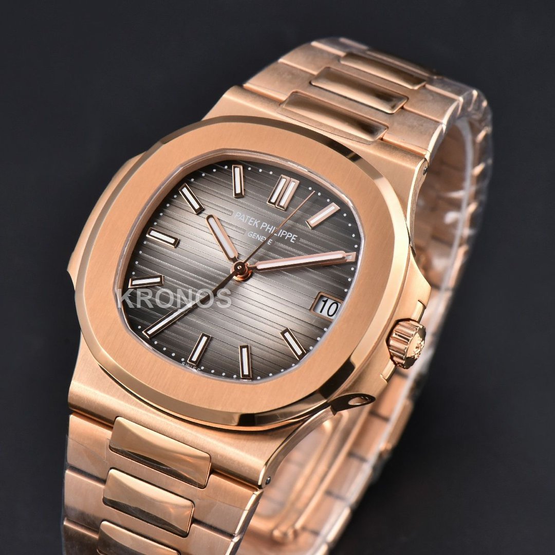 Nautilus 40mm Gray Textured Dial - Authentic Movement