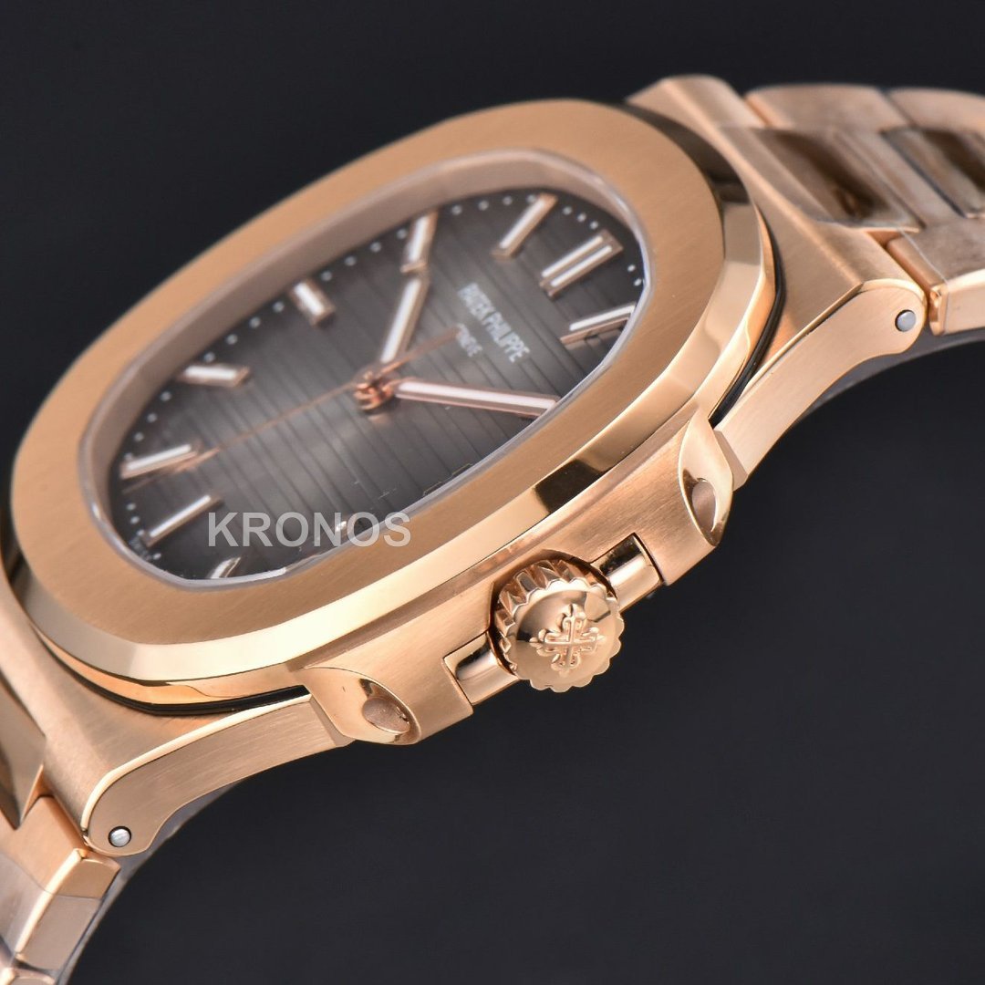 Nautilus 40mm Gray Textured Dial - Authentic Movement