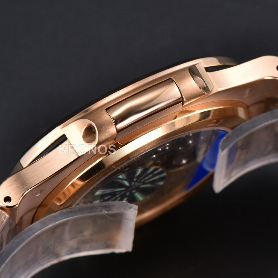 Nautilus 40mm Gray Textured Dial - Authentic Movement